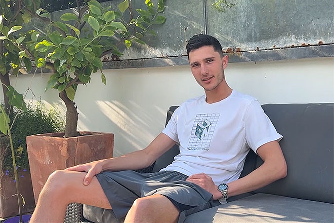 Young Tall & Lean Footballer Image