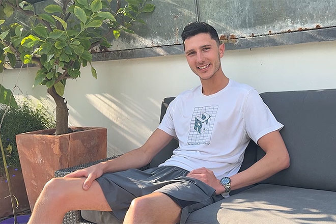 Young Tall & Lean Footballer Image