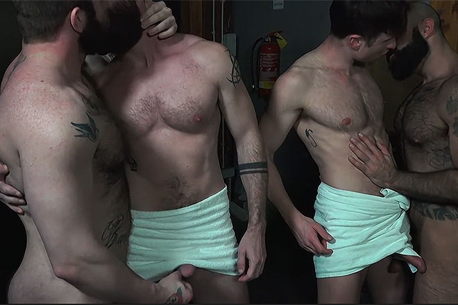 Bareback Meat In The Bathhouse Part 2 Image