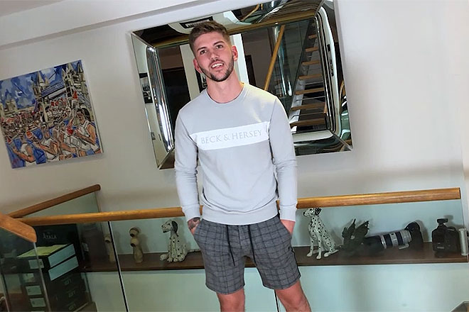 Young Straight & Handsome Tennis Player Image