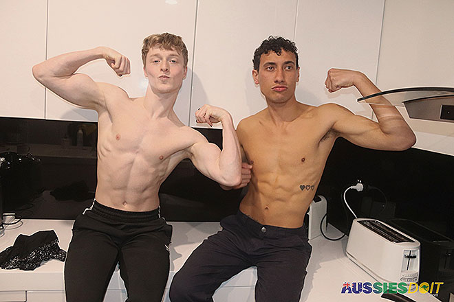 Kaleb & Justin's HOT Hookup: BTS Image