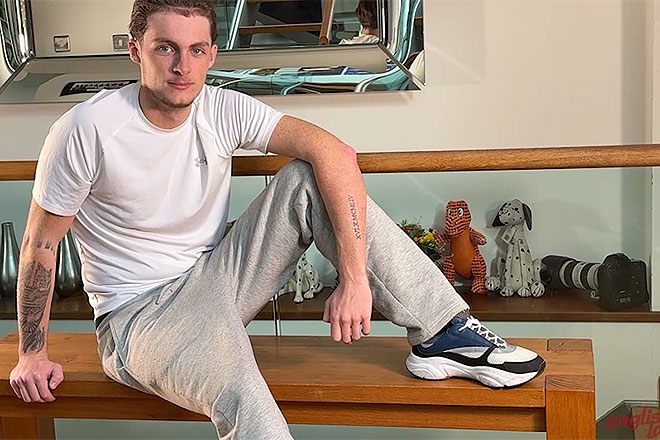 Image from gallery Young Straight Boxer Wanks his Huge Uncut Cock