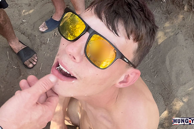 Twink Bukkake Facial Spunk Soaked Oasis Image