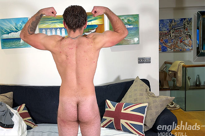 Young Muscular & Super Hairy Footballer Image