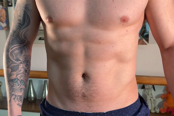 Young Straight & Incredibly Hung Muscular Image