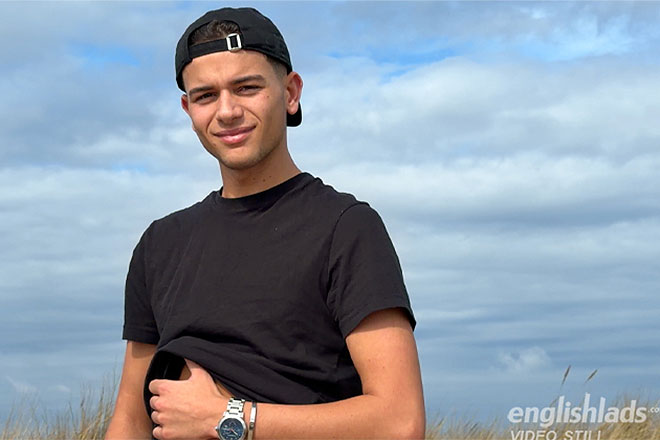Image from Young Straight Teen Wanks his Huge Uncut Cock in the Sand Dunes blog