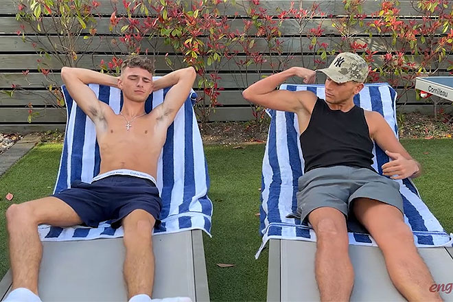 Image from Young Straight Mates Wank their Big Uncut Cocks blog