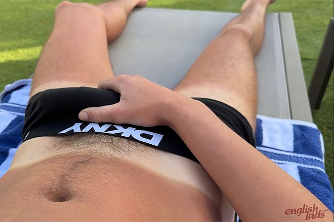 Young Straight Mates Wank their Big Uncut Cocks Image