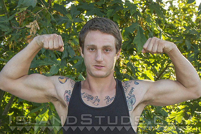 Image from Big 8” Dick Dakota is Back! Pees, Walks Hard, Shows Hole, Swinging Balls, Riverside! blog