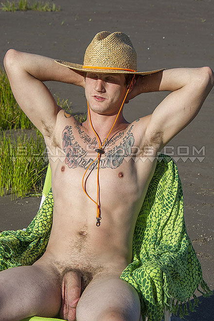 Big 8” Dick Dakota is Back! Pees, Walks Hard, Shows Hole, Swinging Balls, Riverside! Image