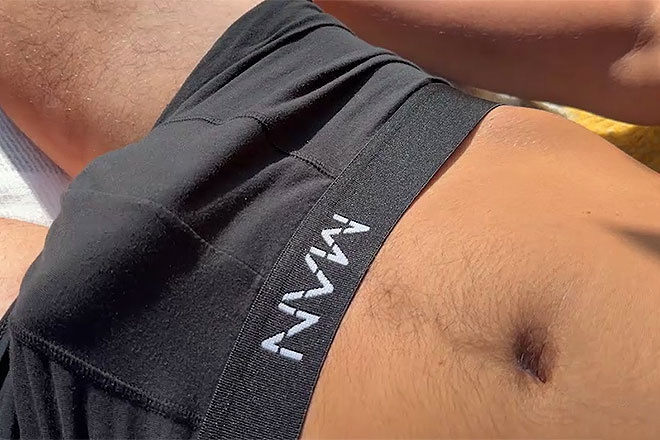 Young Straight & Toned Lad Wanks his Huge Hard Uncut Cock Image
