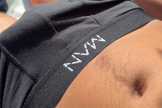 Young Straight & Toned Lad Wanks his Huge Hard Uncut Cock Image