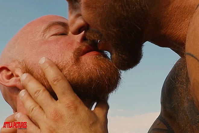 Francois Sagat and Danny Wyatt Cum In The Sun Image