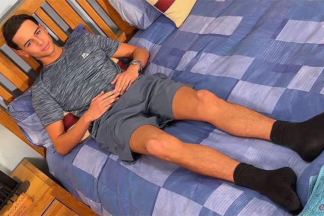 Young Straight Teen's 1st Manhandling Image