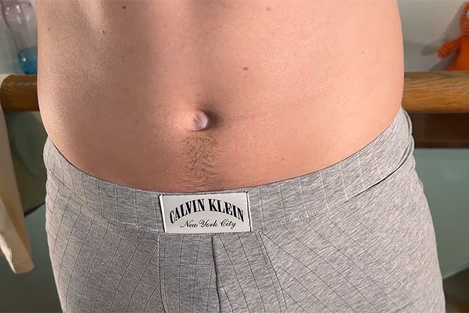 Young Straight & Athletic Footballer Wanks his Huge Uncut Cock. Image